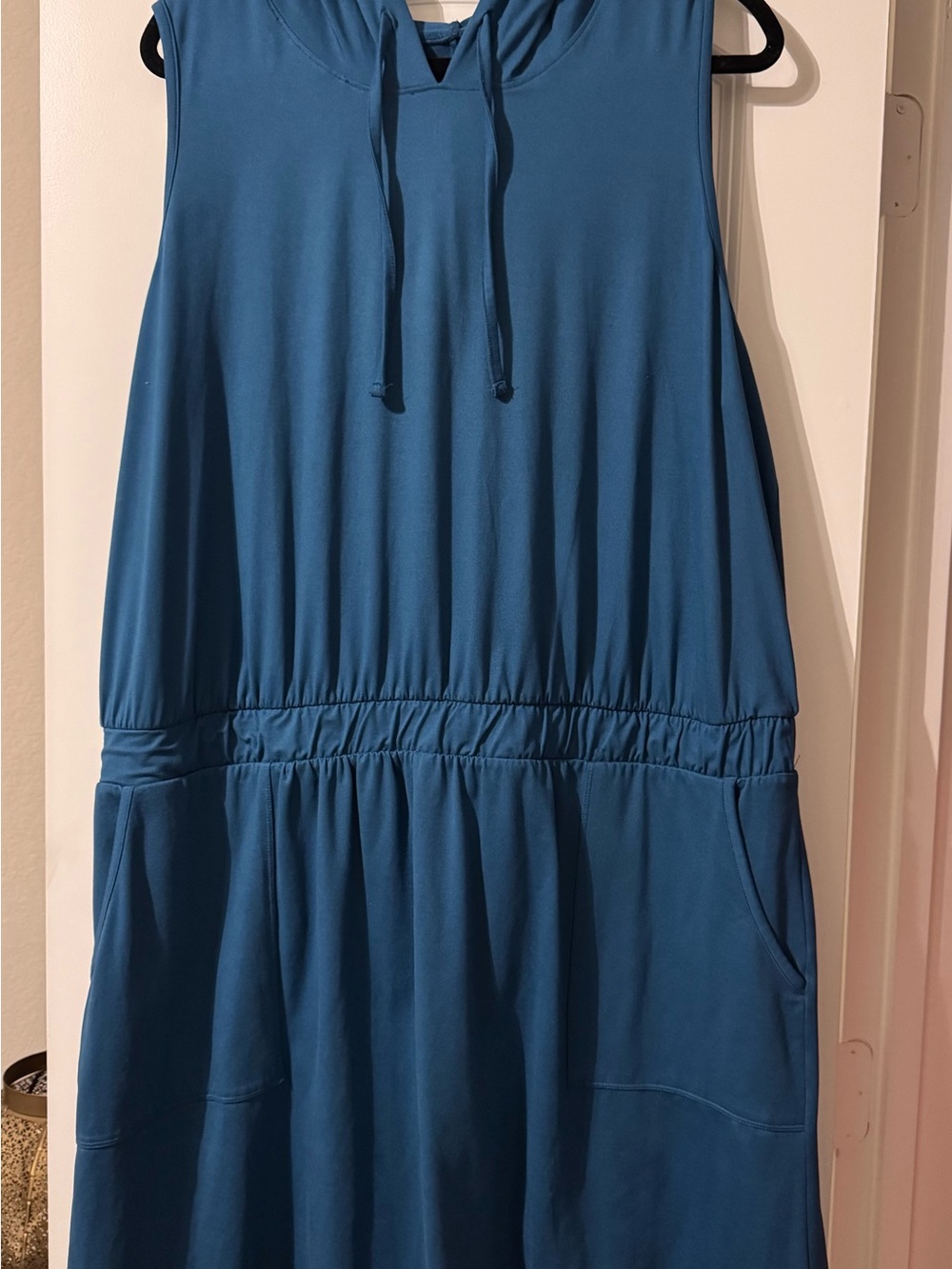 Lane Bryant Sleeveless Teal Drawstring Waist Skirt